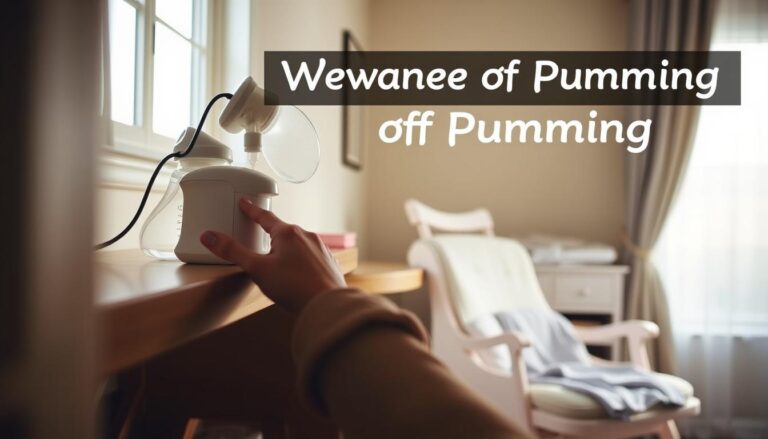 how to wean off pumping